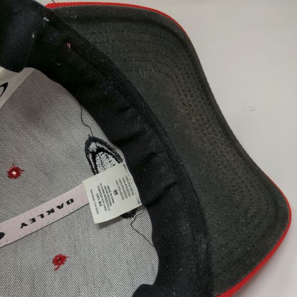 A-Flex Men's Fitted Mesh Back Hat Red White Size L/XL Embroidered O Logo - Picture 10 of 13